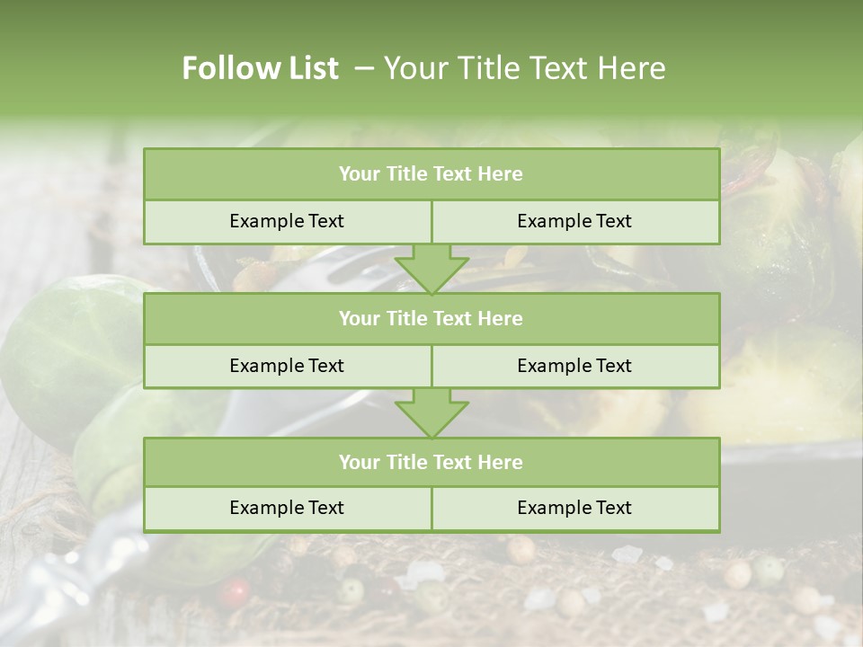 Vitamin Fresh Closeup PowerPoint Template