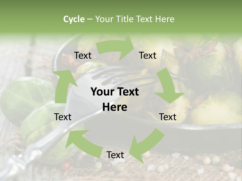 Vitamin Fresh Closeup PowerPoint Template