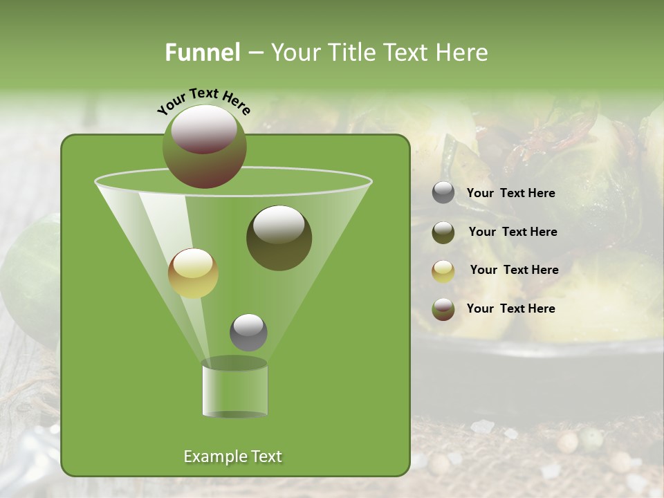 Vitamin Fresh Closeup PowerPoint Template