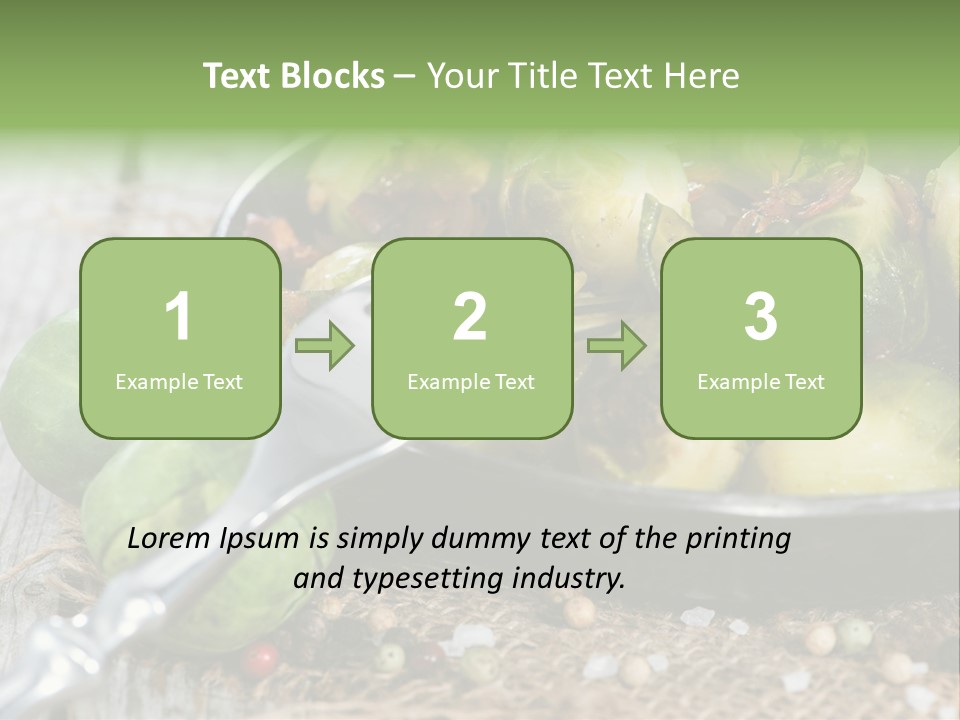 Vitamin Fresh Closeup PowerPoint Template