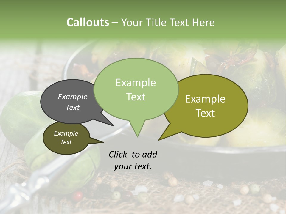 Vitamin Fresh Closeup PowerPoint Template