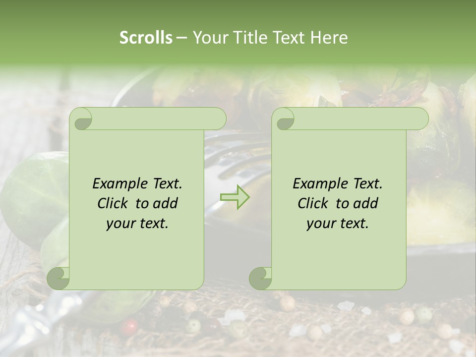 Vitamin Fresh Closeup PowerPoint Template