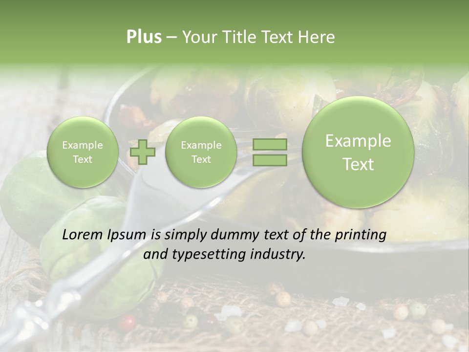 Vitamin Fresh Closeup PowerPoint Template