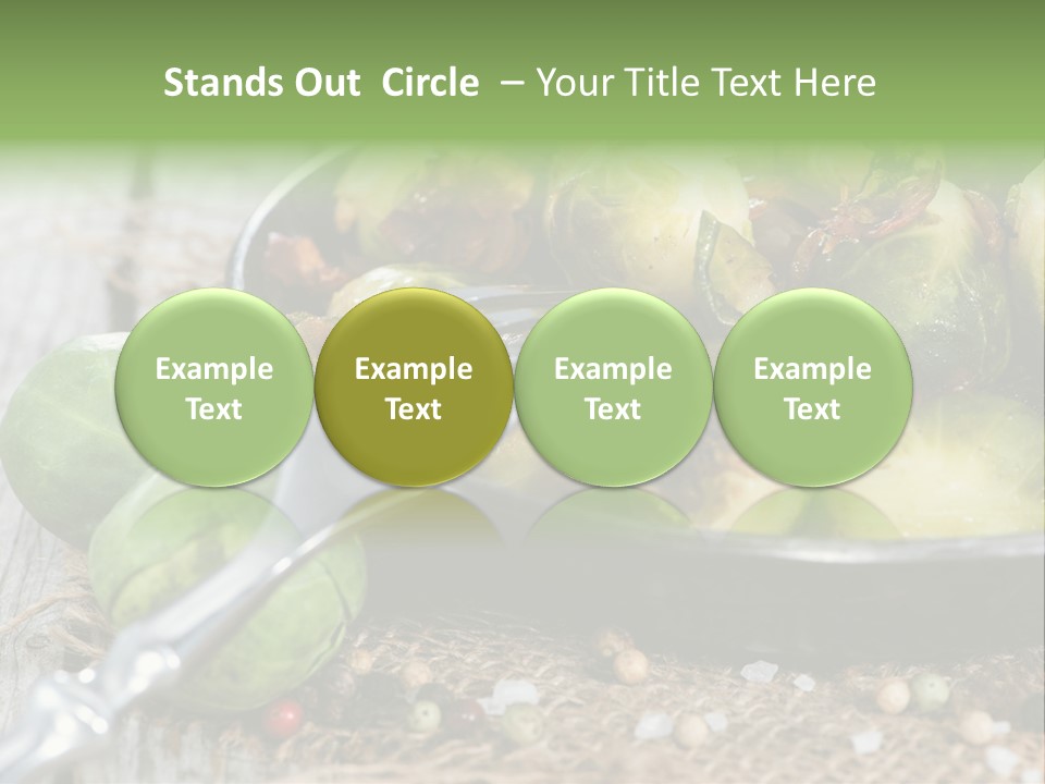 Vitamin Fresh Closeup PowerPoint Template