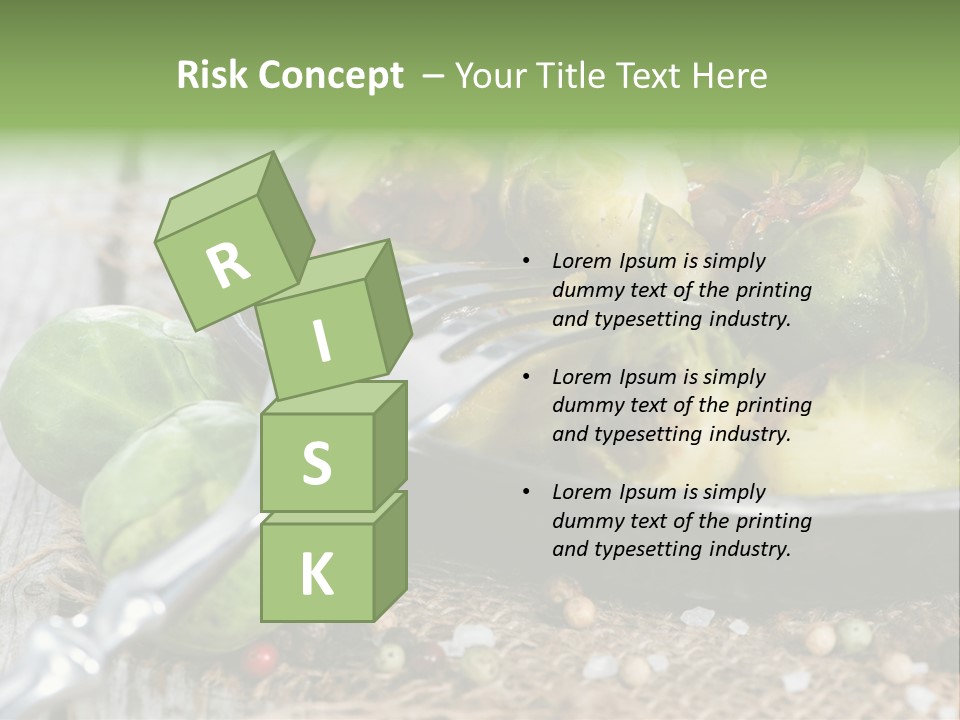 Vitamin Fresh Closeup PowerPoint Template