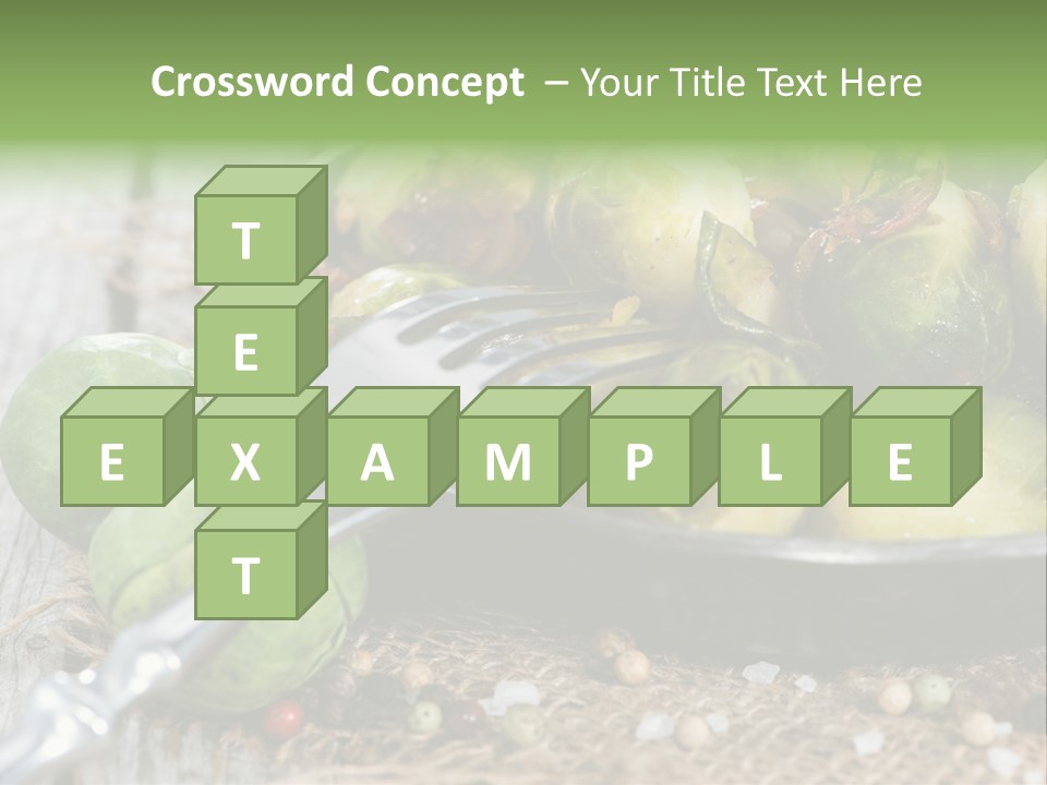 Vitamin Fresh Closeup PowerPoint Template
