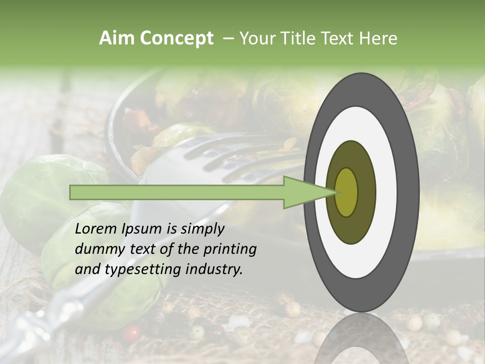 Vitamin Fresh Closeup PowerPoint Template