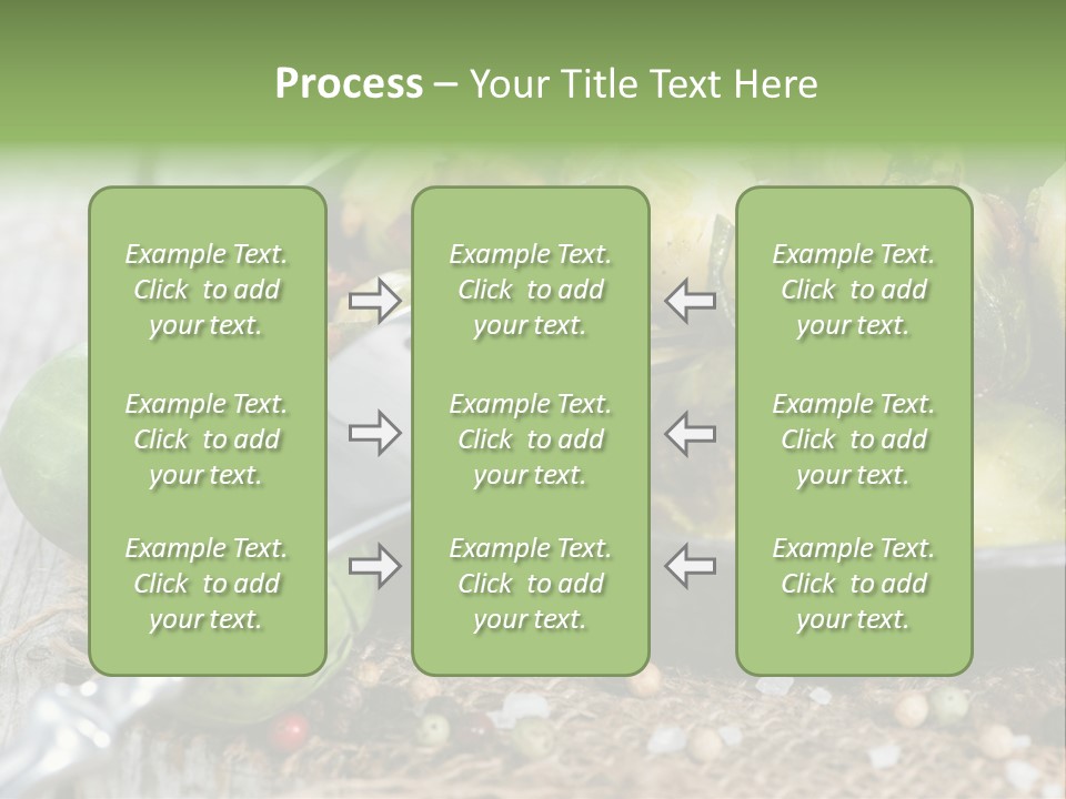 Vitamin Fresh Closeup PowerPoint Template