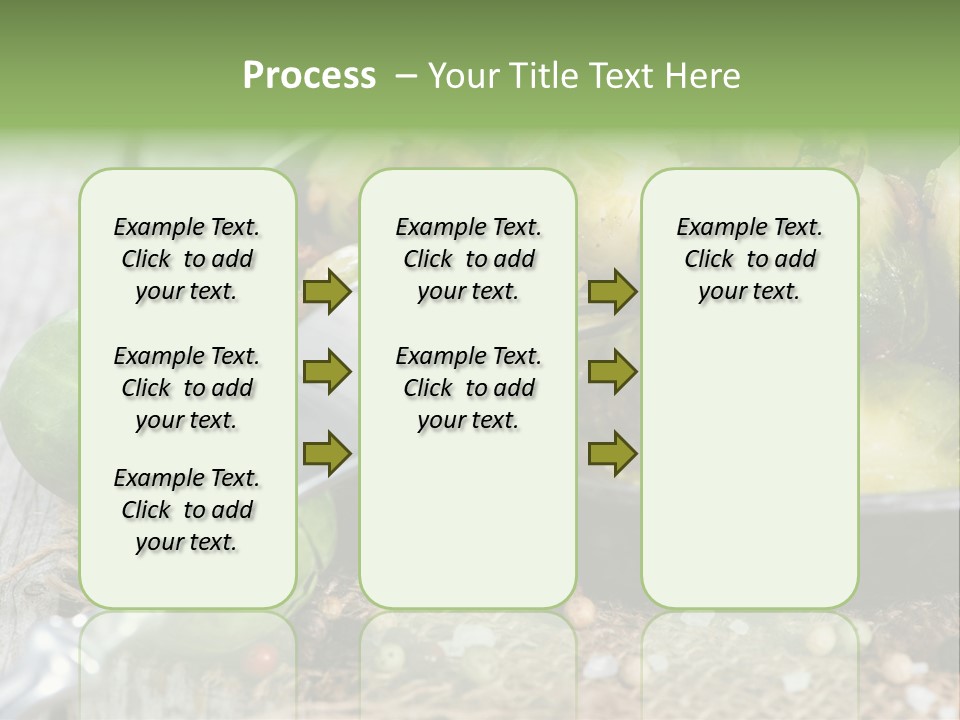 Vitamin Fresh Closeup PowerPoint Template