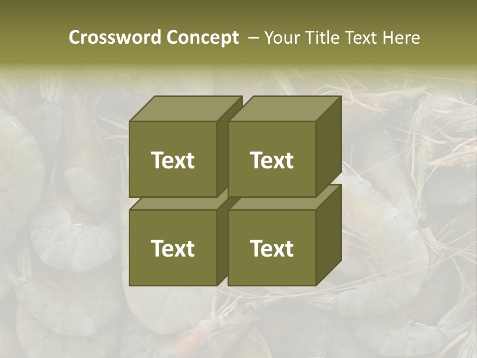 Shellfish Animals Raw PowerPoint Template