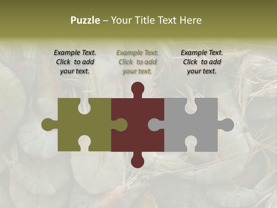 Shellfish Animals Raw PowerPoint Template