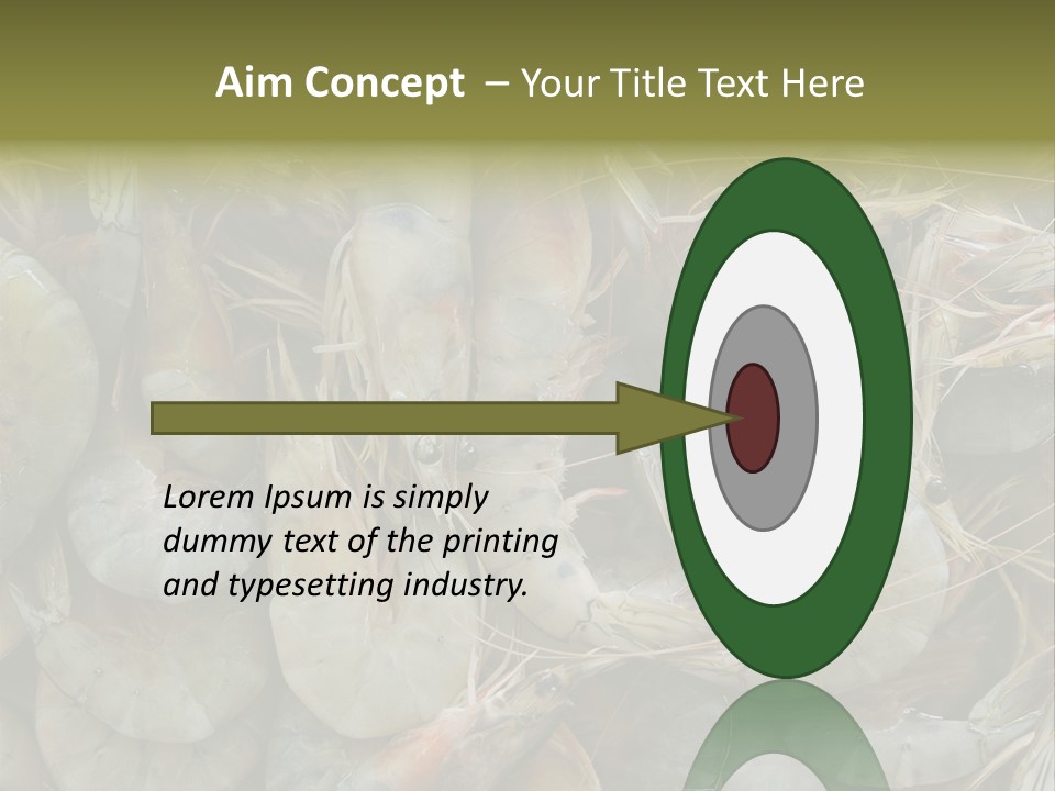 Shellfish Animals Raw PowerPoint Template