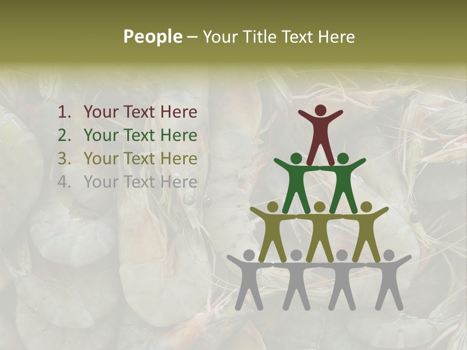 Shellfish Animals Raw PowerPoint Template