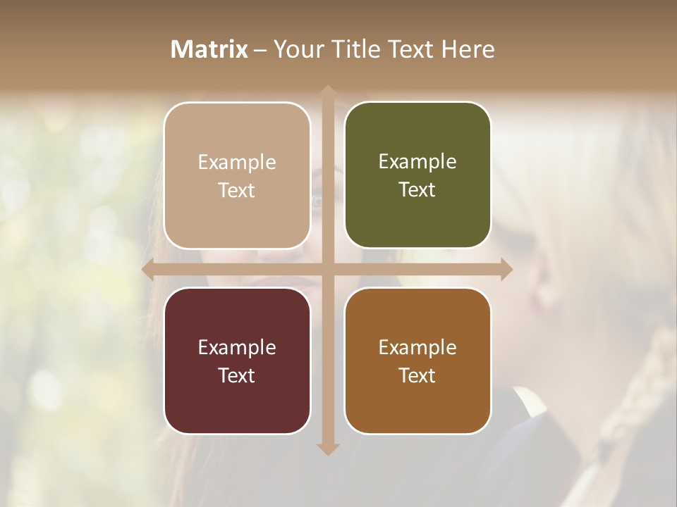 Young Joyful Pretty PowerPoint Template