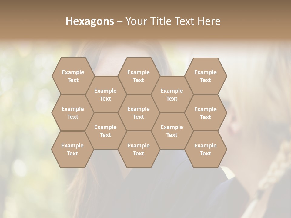 Young Joyful Pretty PowerPoint Template