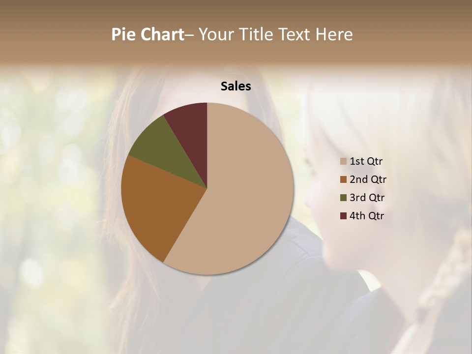 Young Joyful Pretty PowerPoint Template