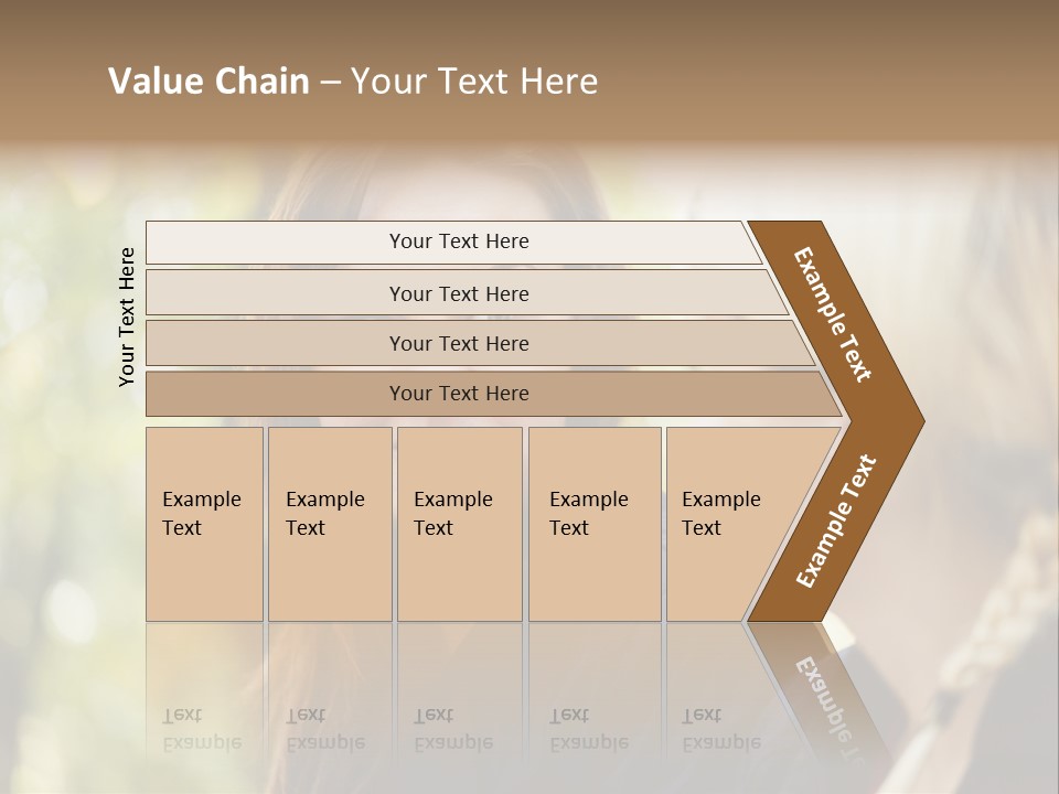 Young Joyful Pretty PowerPoint Template