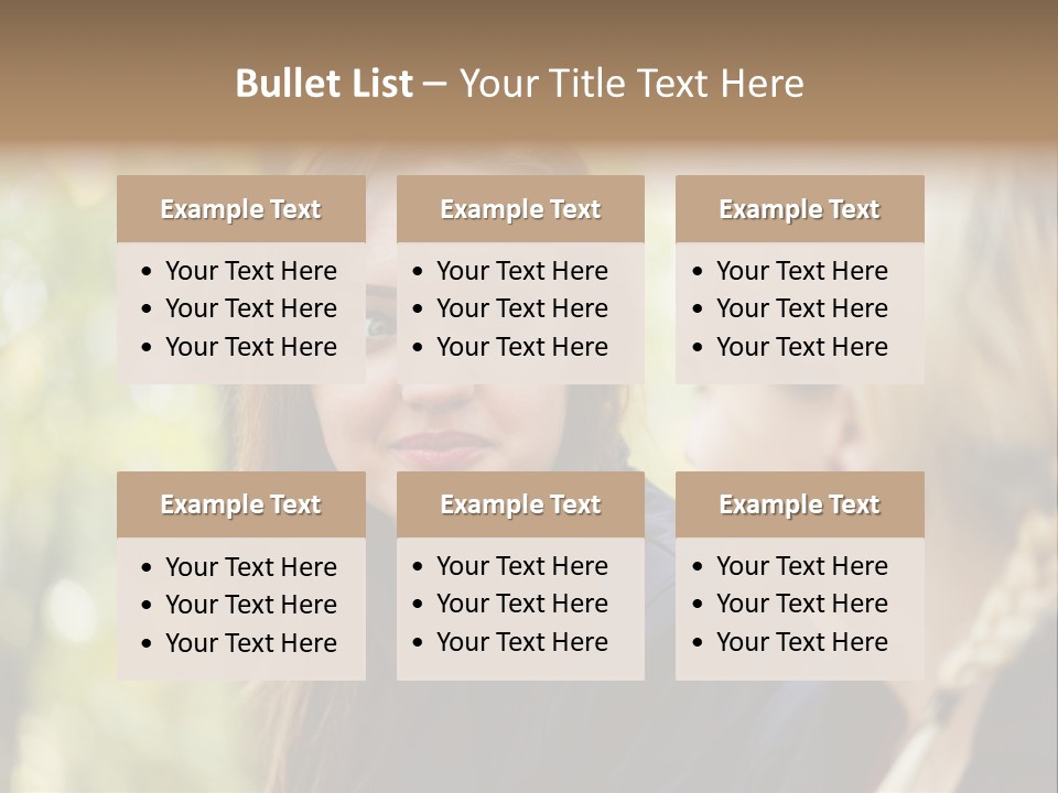 Young Joyful Pretty PowerPoint Template