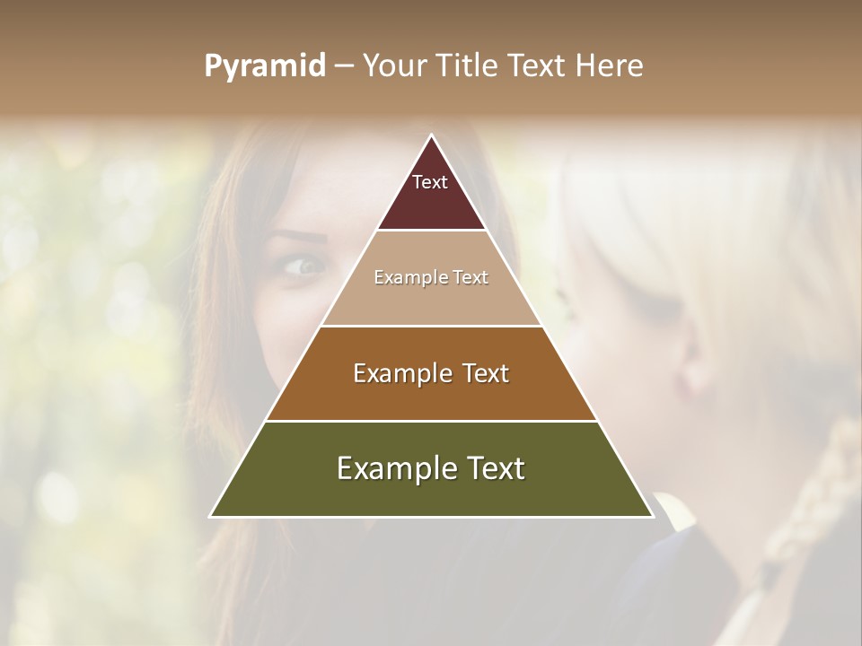 Young Joyful Pretty PowerPoint Template