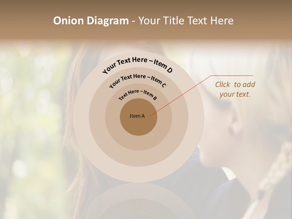 Young Joyful Pretty PowerPoint Template