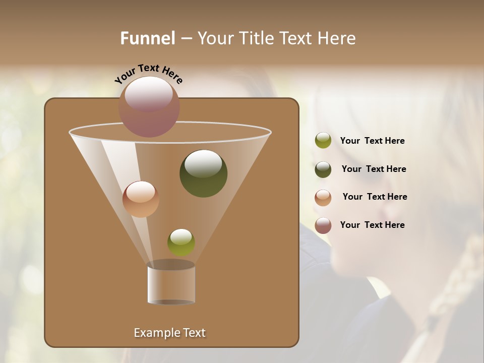 Young Joyful Pretty PowerPoint Template