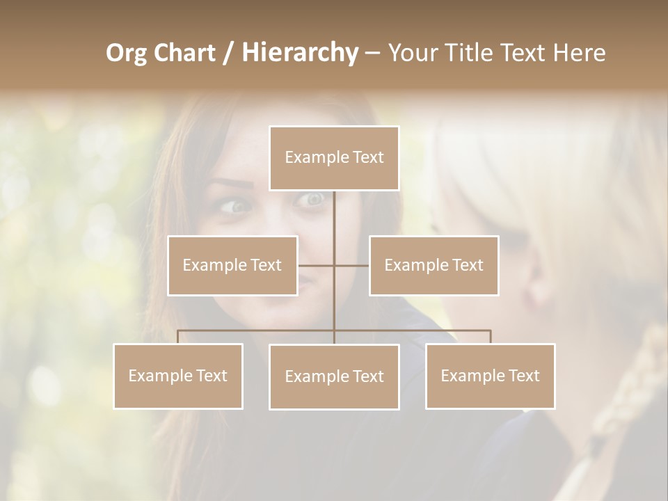 Young Joyful Pretty PowerPoint Template