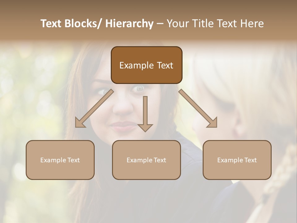 Young Joyful Pretty PowerPoint Template