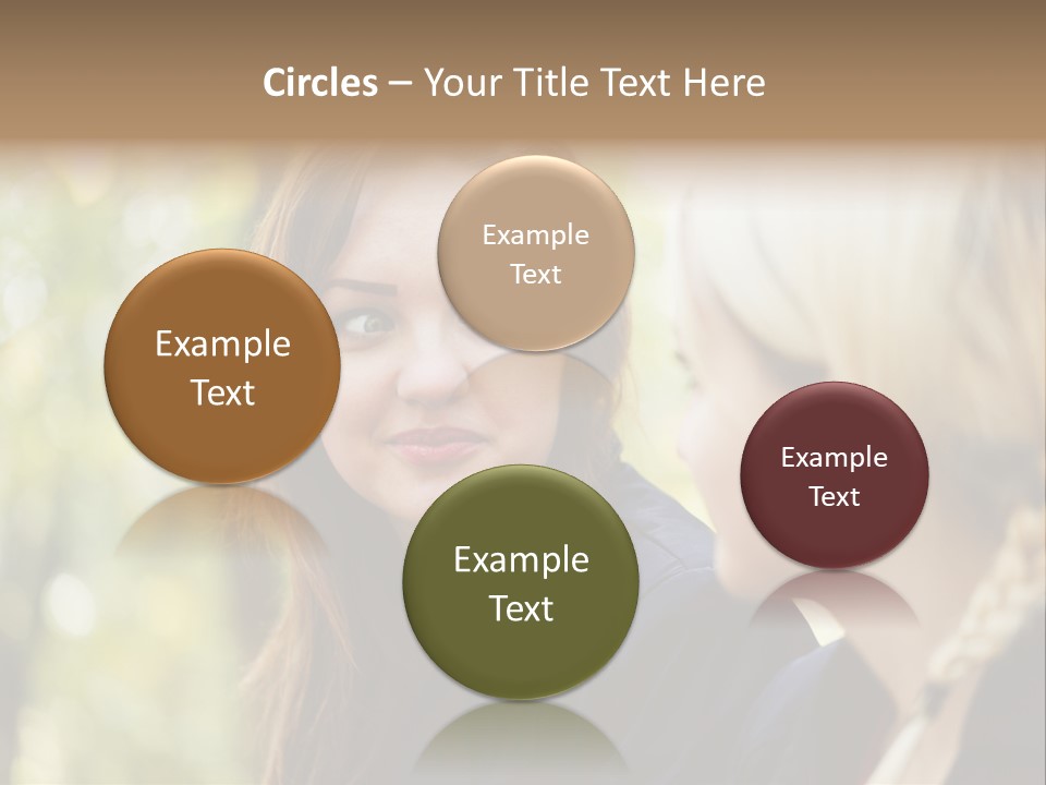 Young Joyful Pretty PowerPoint Template