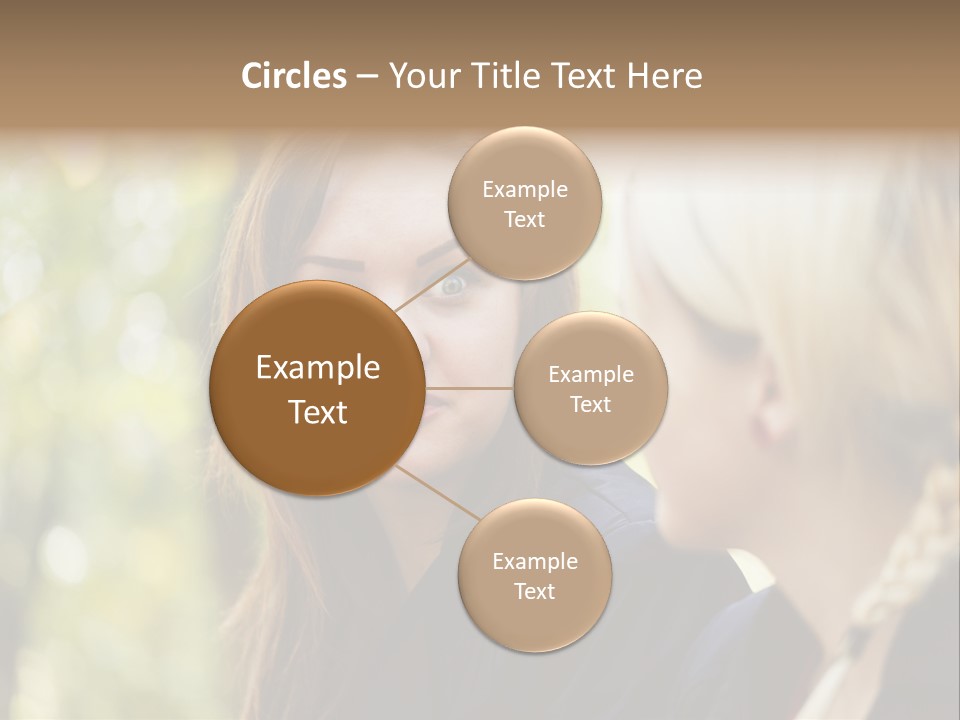 Young Joyful Pretty PowerPoint Template