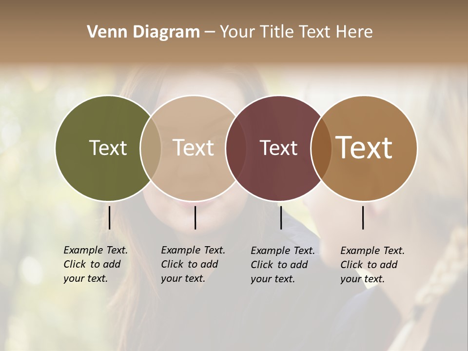 Young Joyful Pretty PowerPoint Template