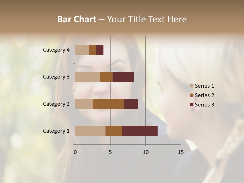 Young Joyful Pretty PowerPoint Template