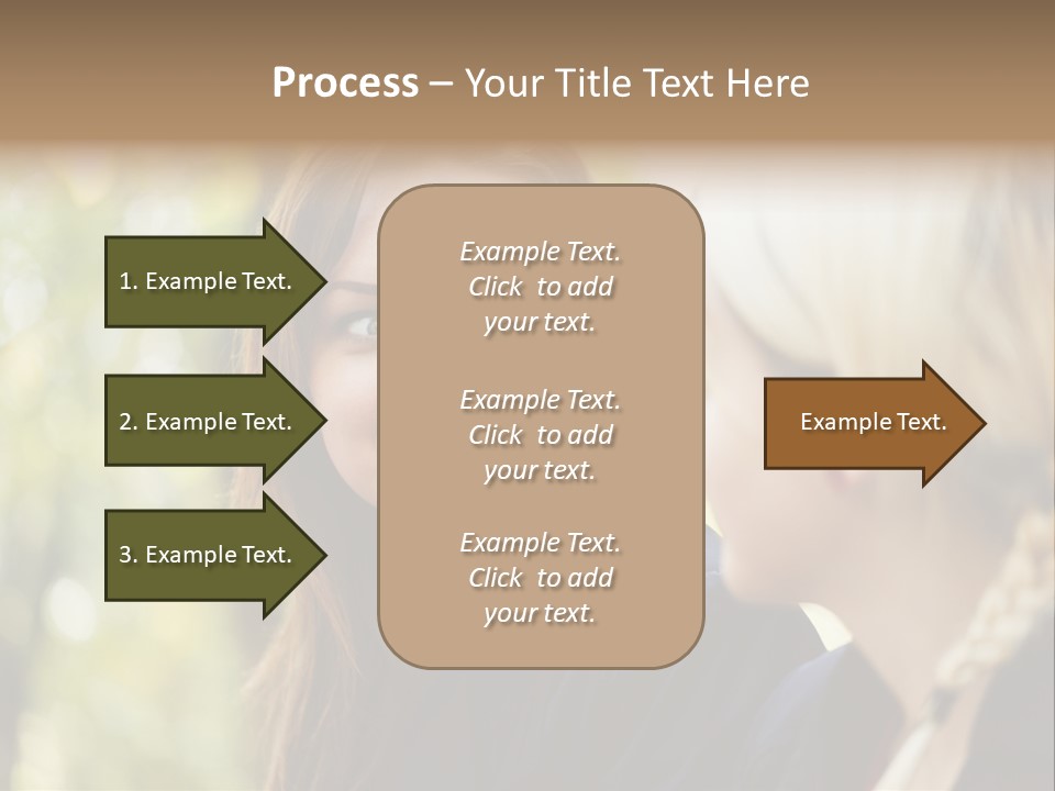 Young Joyful Pretty PowerPoint Template