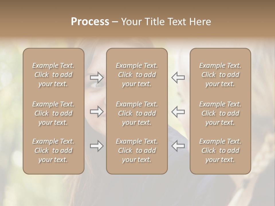 Young Joyful Pretty PowerPoint Template