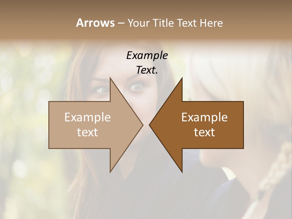 Young Joyful Pretty PowerPoint Template