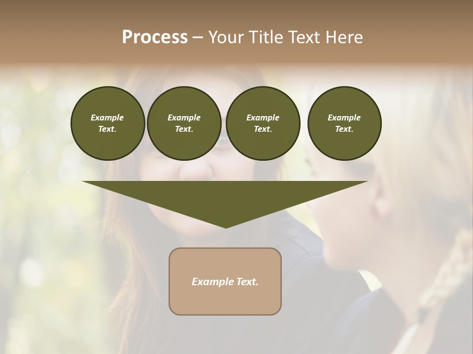 Young Joyful Pretty PowerPoint Template