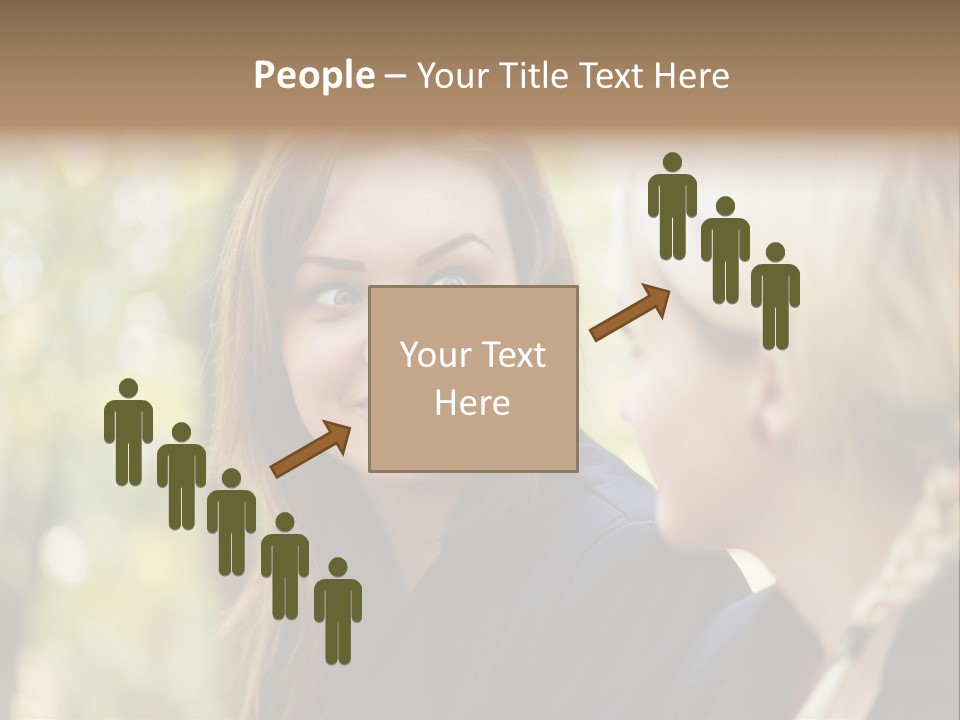 Young Joyful Pretty PowerPoint Template