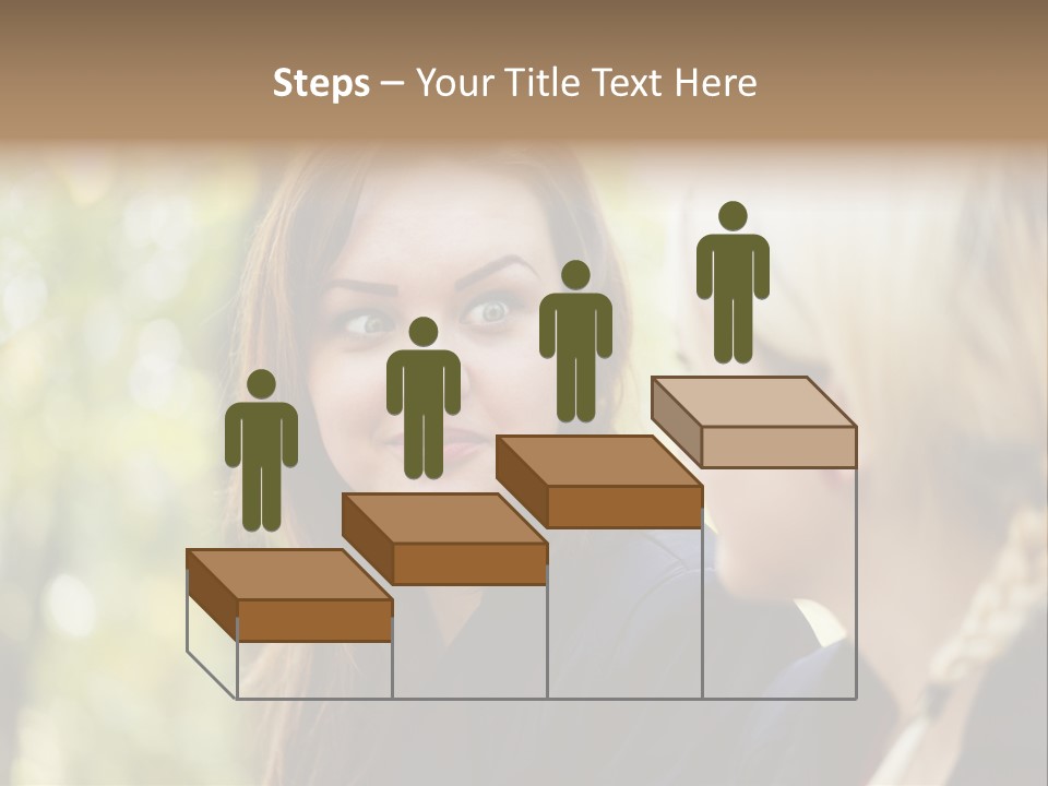 Young Joyful Pretty PowerPoint Template