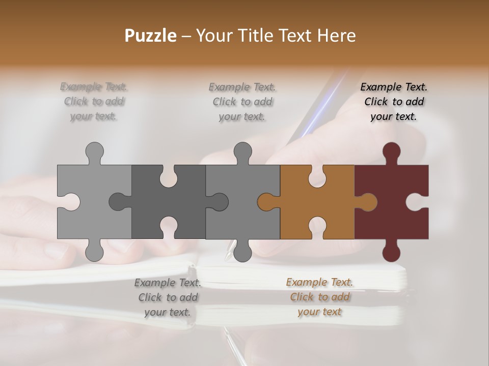 Paper Diary Room PowerPoint Template