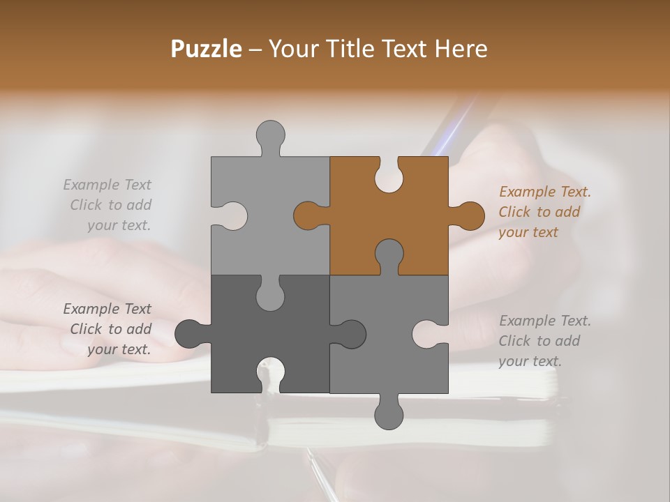 Paper Diary Room PowerPoint Template