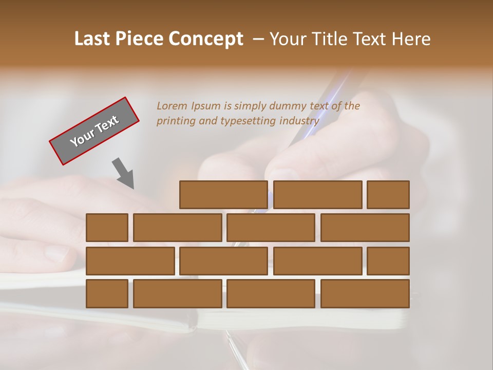 Paper Diary Room PowerPoint Template