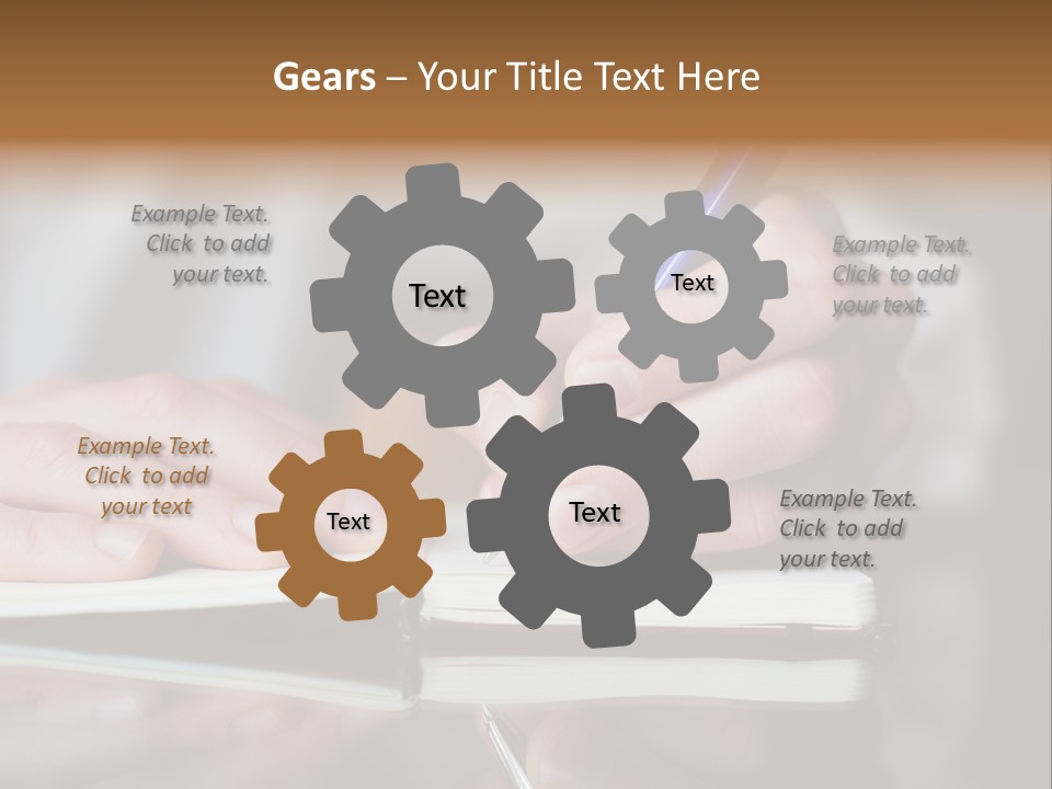 Paper Diary Room PowerPoint Template