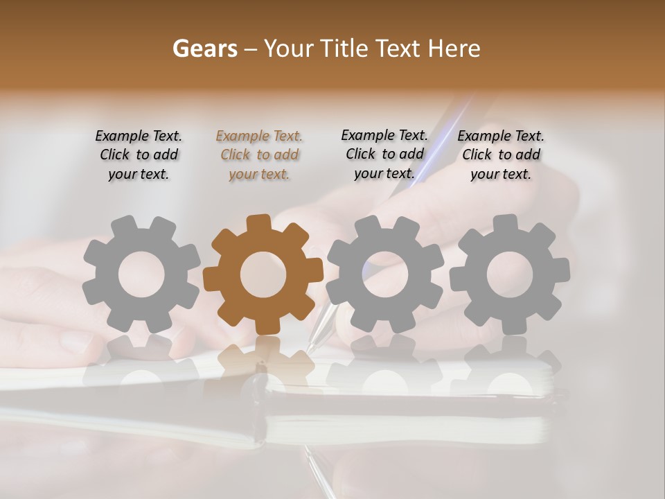 Paper Diary Room PowerPoint Template