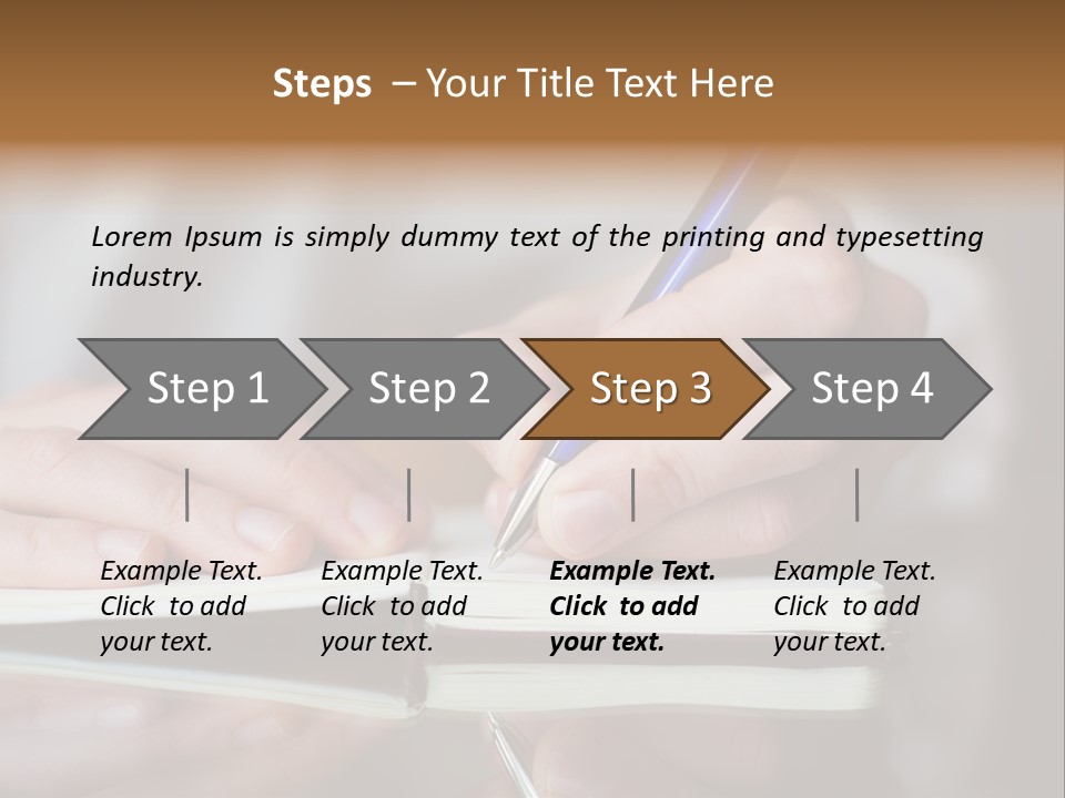 Paper Diary Room PowerPoint Template