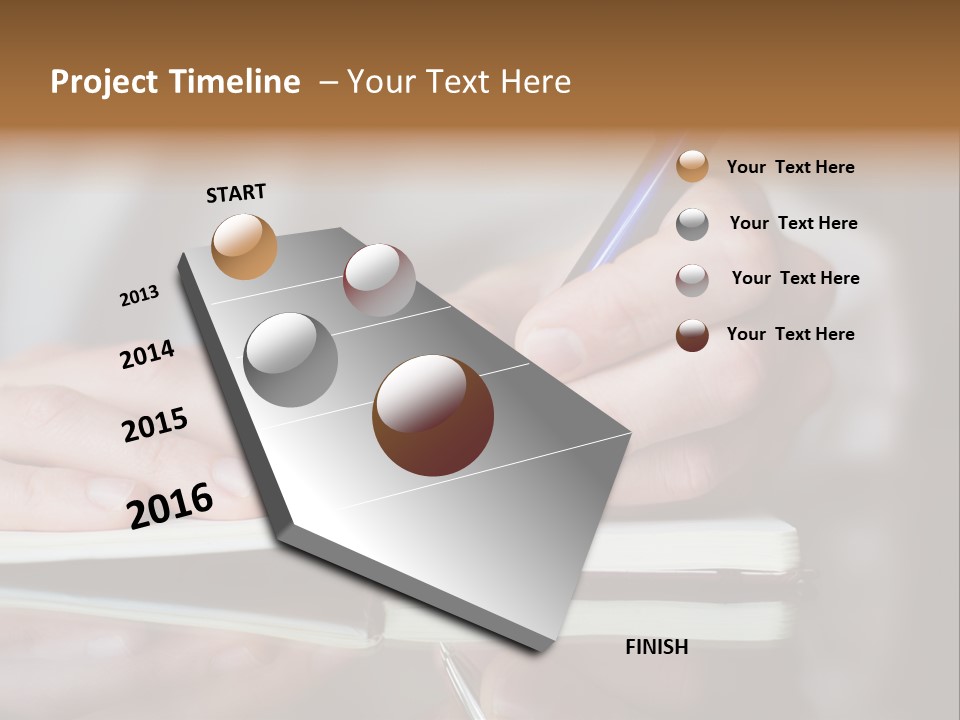 Paper Diary Room PowerPoint Template