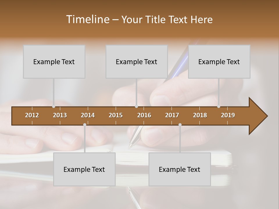 Paper Diary Room PowerPoint Template