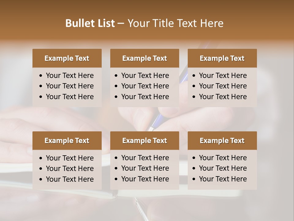 Paper Diary Room PowerPoint Template