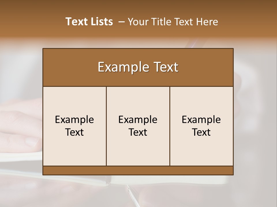 Paper Diary Room PowerPoint Template