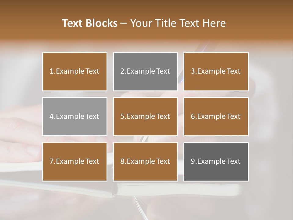 Paper Diary Room PowerPoint Template