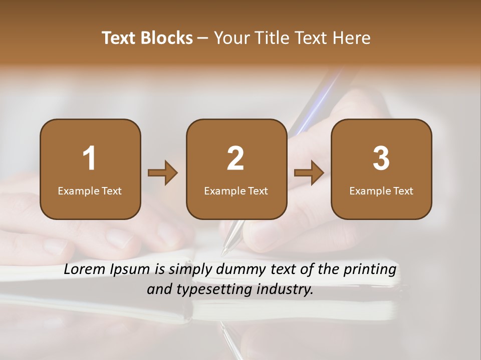 Paper Diary Room PowerPoint Template