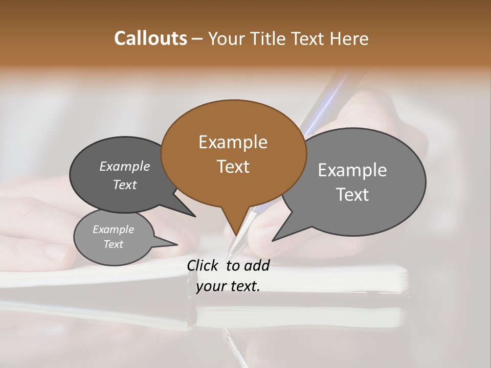 Paper Diary Room PowerPoint Template